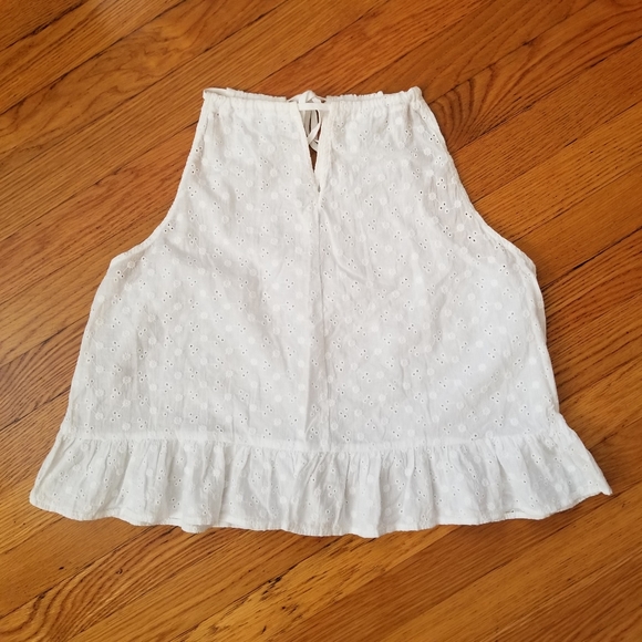 Eyelet Ruffle Halter - Size Medium - Picture 2 of 12